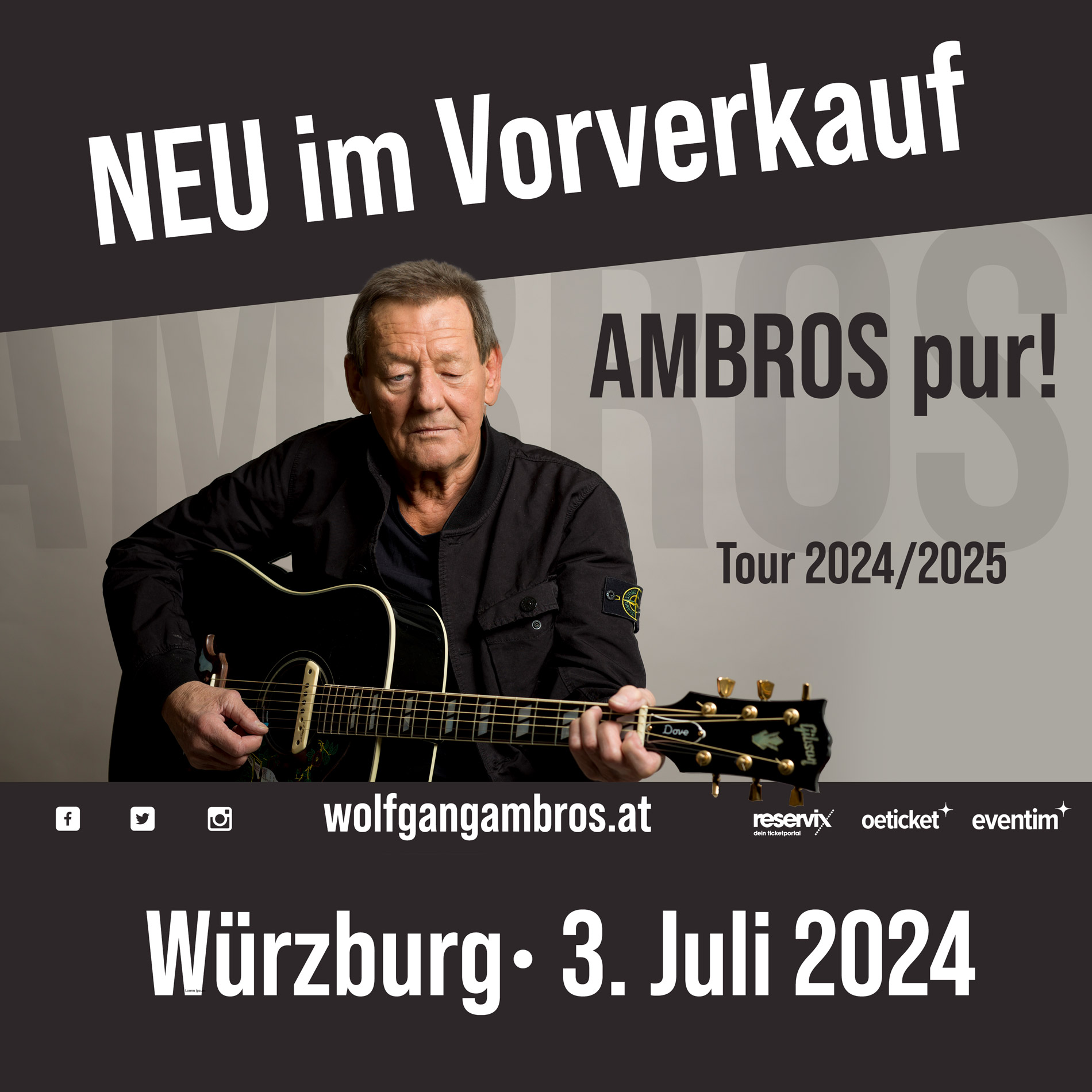 Wolfgang Ambros im Theater Akzent - 18.03.2024